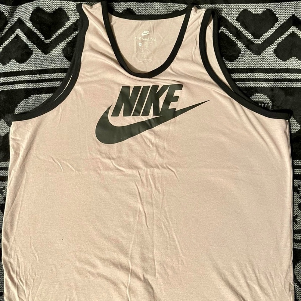 Blush Nike Tee Tank Top Althletic Cut